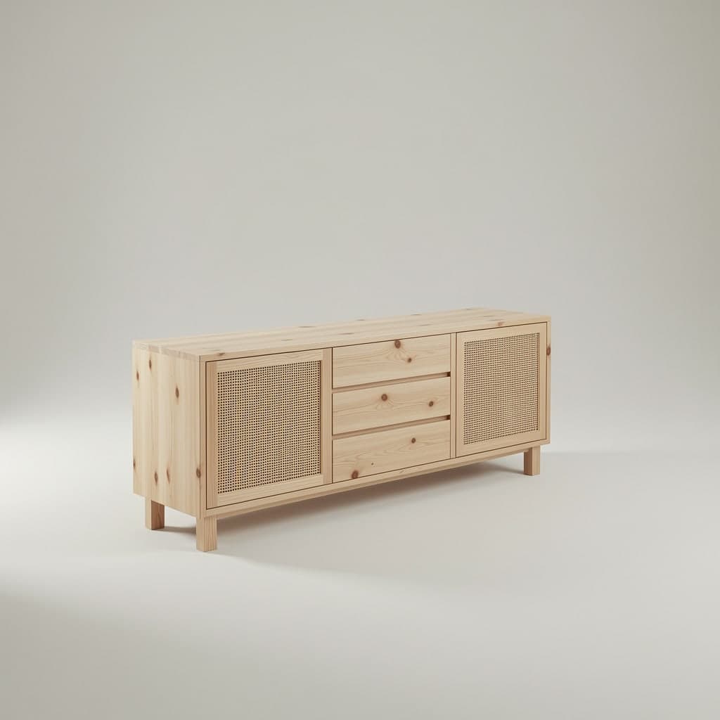 Lund Pine Sideboard - View 1